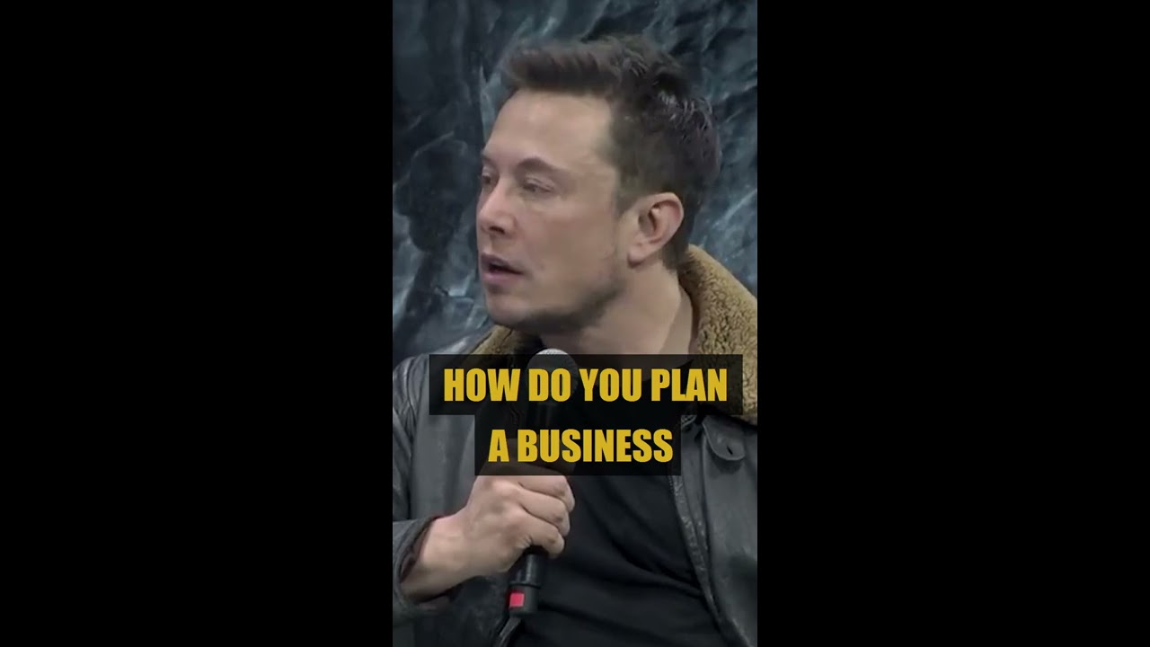 When You Re Elon Musk Don T Need A Business Plan MindMasteryX