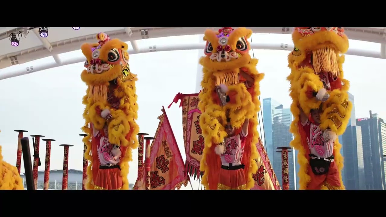 Yiwei Athletic Association Singapore Lion Dance CNY 2026 (4K)