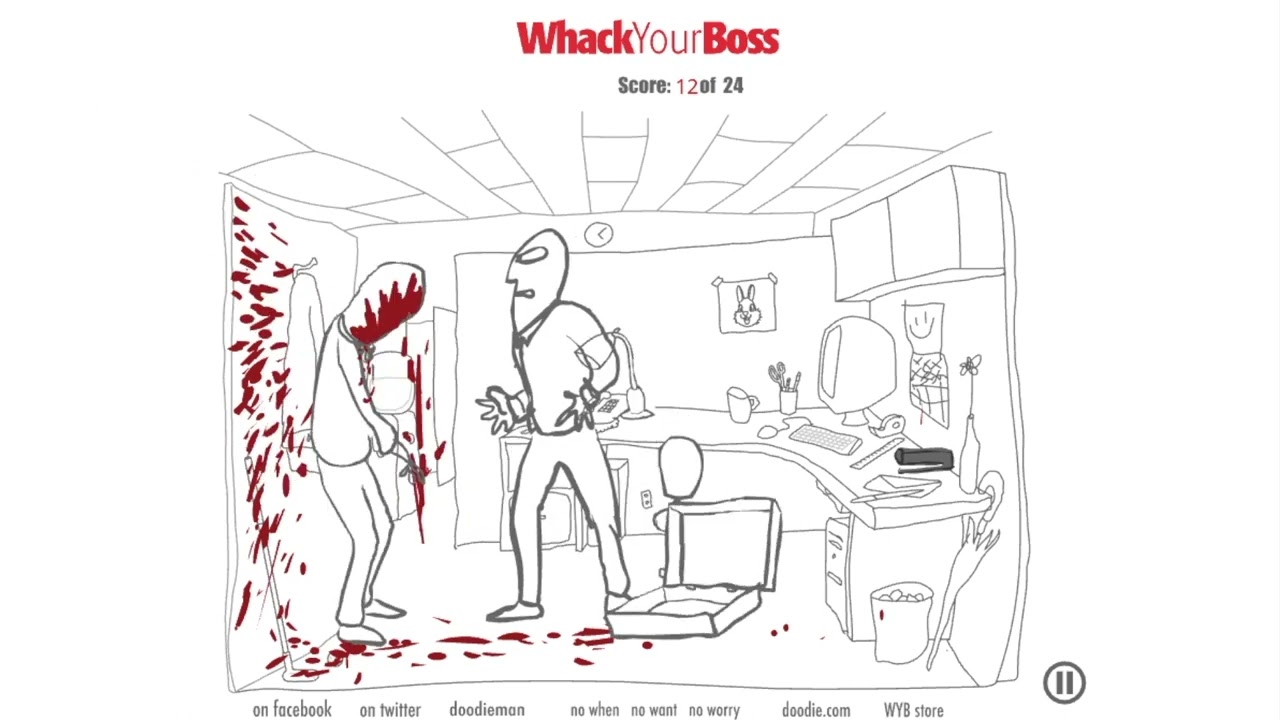Whack your boss Full Walkthrough PC version All 24 -