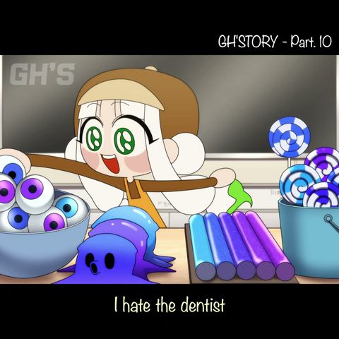 [10] I hate the dentist 🦷  | GH'STORY | #animation #anime