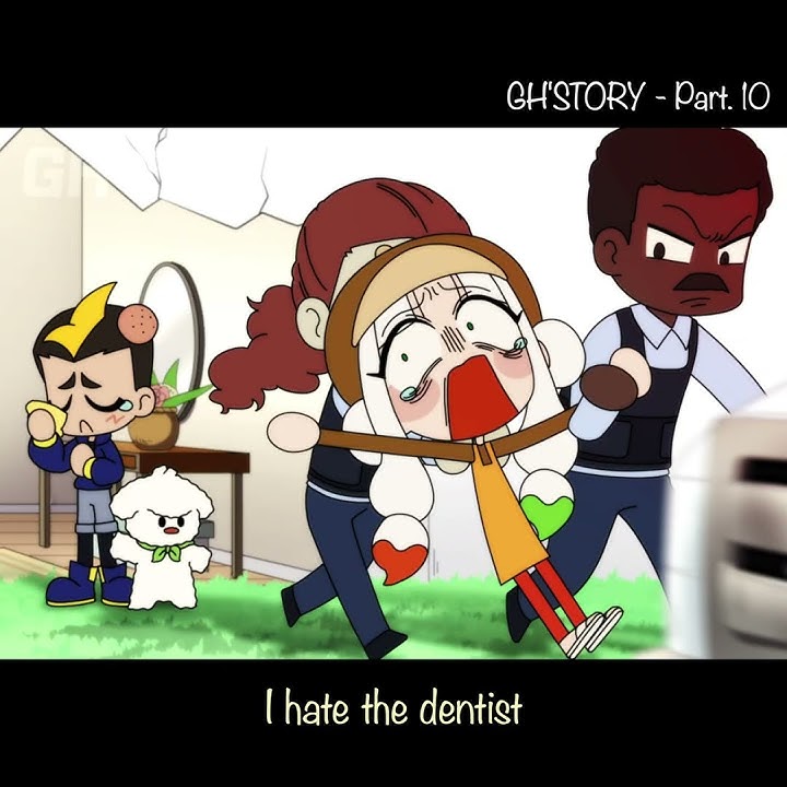 [10] I hate the dentist 🦷  | GH'STORY | #animation #anime