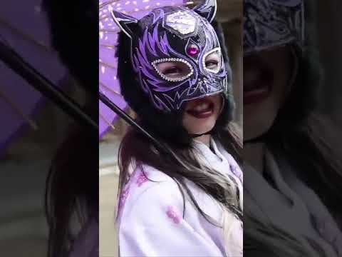 【女子プロレス】スターライト・キッドが袴姿で江戸の街を散歩【スターダム】