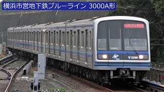 横浜市営地下鉄ブルーライン・3000A形 2017年4月 - YouTube