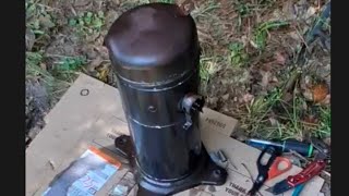 LG Scroll compressor 1hp dismantling