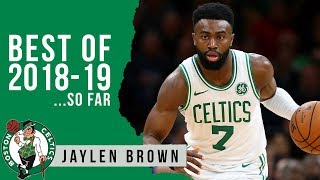 Best highlights of 2018-19 (so far): jaylen brown