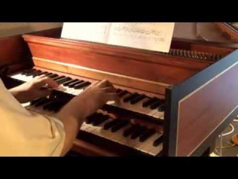 Johann-Christian BACH (1735-1782): Marche, Allegretto (-Trio), Reprise Marche. Clavecin M. Sassmann