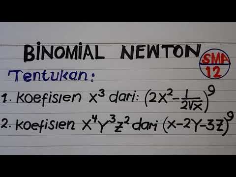 Video: Bagaimana Memilih Kuadrat Binomial Dari Trinomial