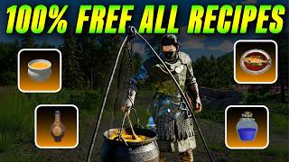How To Unlock Every Recipe For FREE In Crimson Desert