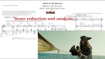 Pirates Of The Caribbean: "Drink Up My Hearties"  by Hans Zimmer (Score Reduction and Analysis)