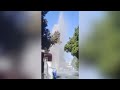انفجار ماسورة صرف صحي في مركز نقادة بمحافظة قنا