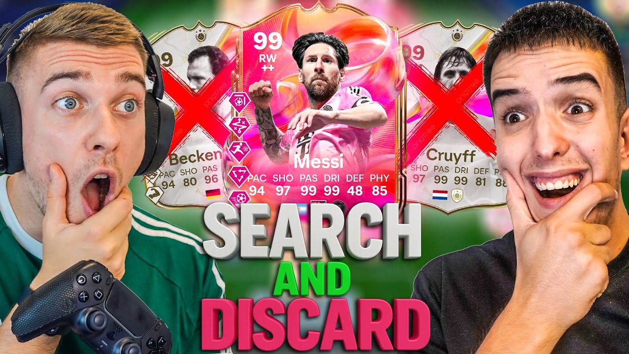 NAJLUĐI SEARCH AND DISCARD IZAZOV SA IDZOM U FC 25 ! *ode 99 messi*