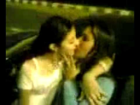 Arab girls kissing