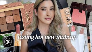 TESTING THE HOTTEST NEW BEAUTY RELEASES For THIS SEASON: YSL NUDE HOURS Eyeshadow, DIOR Foundation screenshot 3