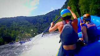 Double suck drop surf fail on the ocoee river.