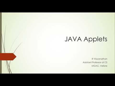 How to run a JAVA Applet Program? - YouTube