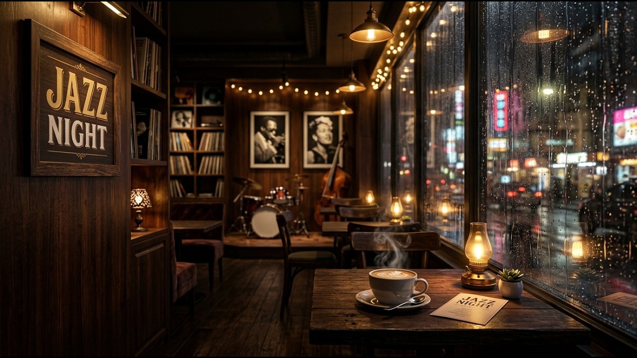 Cozy Coffee Shop Jazz ☕ Soft Jazz Music for Work, Study & Relaxing ...