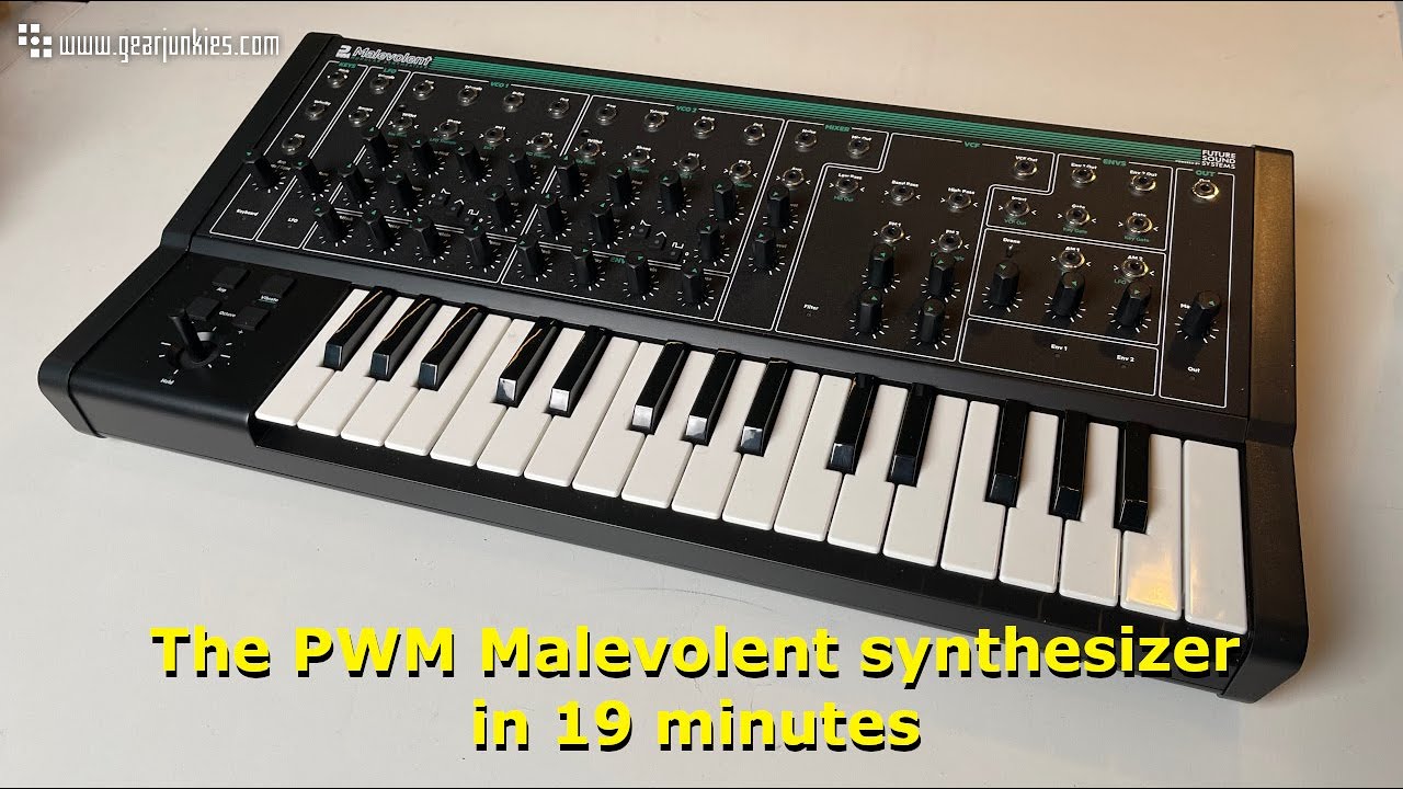 The PWM Malevolent synthesizer in 19 minutes - YouTube