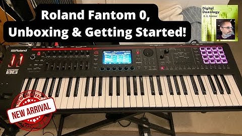 Roland Fantom - Unboxing, Setup and Getting Started!