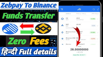 Zebpay To Binance Transfer | Zebpay Se Coin Transfer Kaise Kare