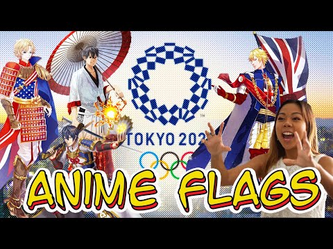 Every Country's Flag as an Anime Character | 2020 Tokyo Olympics