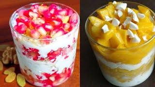 पार्फे की आसान रेसिपी बनाएं पांच मिनट में  | Fruit Parfait | Healthy Dessert Recipe | Easy Living