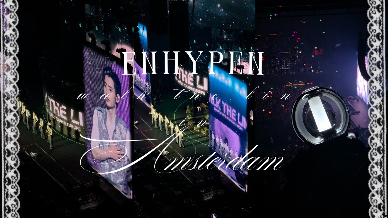 enhypen✮⋆˙🦇 walk the line concert in amsterdam ★ engene-log