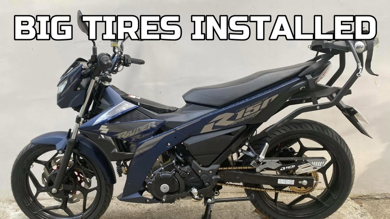 Installing ASIO Mags on my Suzuki Raider 150FI Matte Blue BIG BIKE