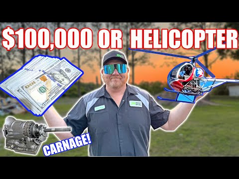 $100,000 Or A Helicopter? What Do I Choose? Also Justin Destroys His New Burnout Truck!!!