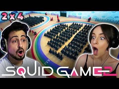 NEW GAMES?! *SQUID GAME* 2x4 REACTION! | Six Legs