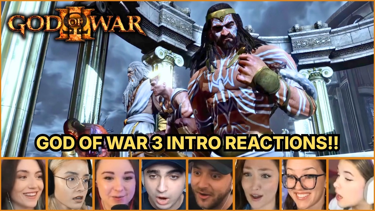 Gamers React To God Of War 3 Opening | God Of War 3 Gameplay Reaction Mashup