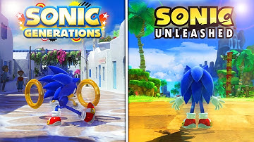 Switching Sonic Generations And Sonic Unleashed Stages!