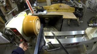 No Stress Parting On a Wood Lathe with a Vacuum Chuck