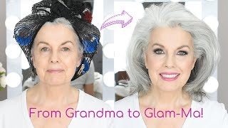 FROM GRANDMA TO GLAMMA! KerryLou shows how transformative makeup can be at ANY age!