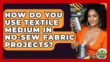 How Do You Use Textile Medium In No-sew Fabric Projects? - The Upcycle Lab