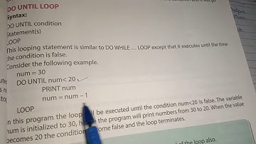 Qbasic Do until loop