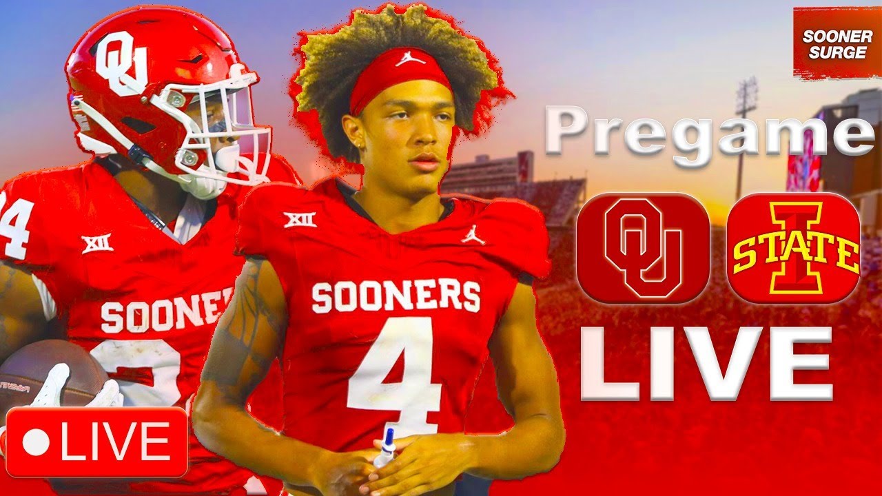 OU Football LIVE Oklahoma vs Iowa State pregame live. YouTube