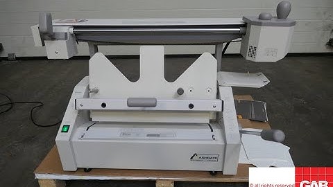 used hot glue binder for soft and hardback books   Fastbind Elite XT   Gab Supplies Ltd   2014
