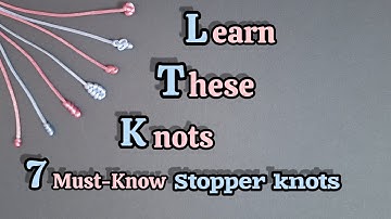 7 Essentiële enkelstrengs stopknopen voor macramé-beginners | Eenvoudige knopenhandleiding