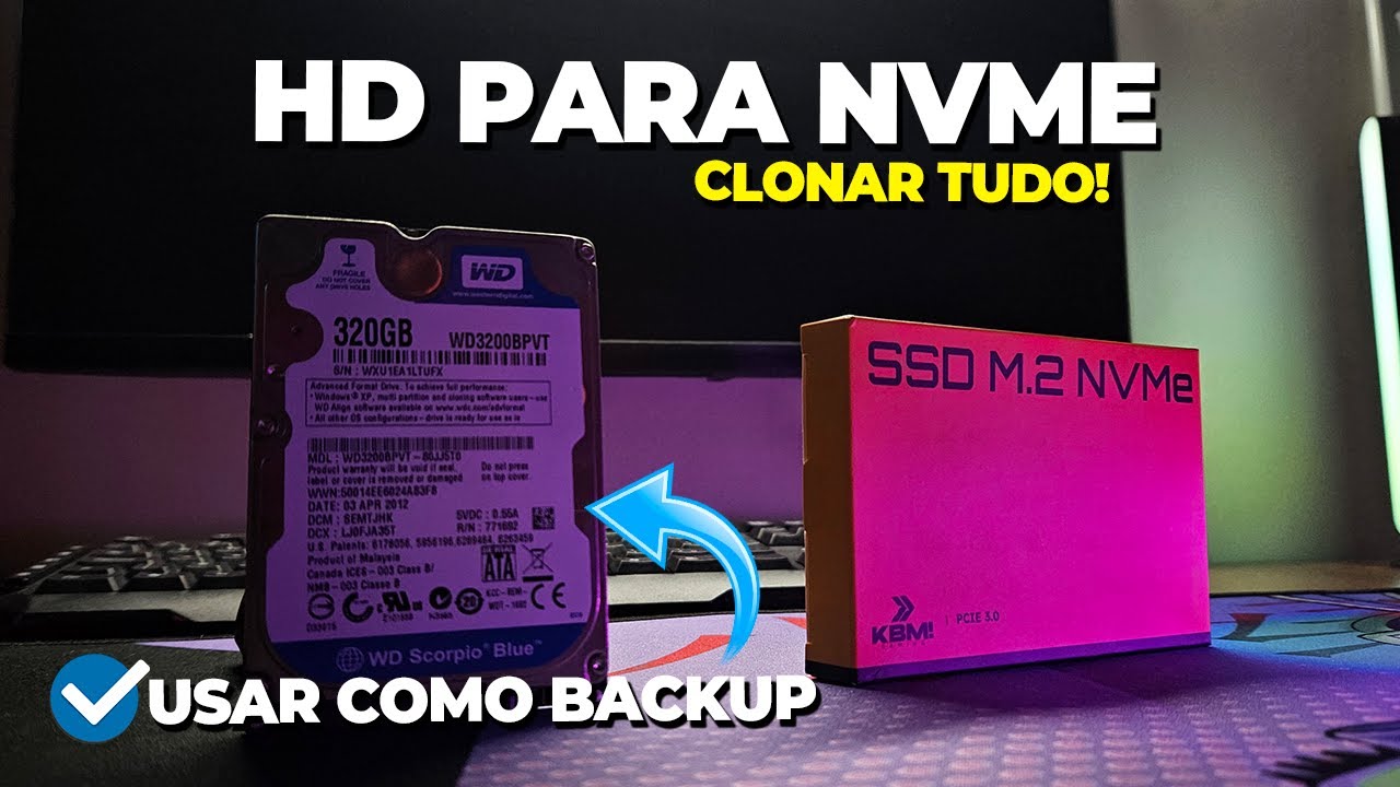 COMO CLONAR WINDOWS DO HD ou SSD PARA OUTRO SSD/HD - FÁCIL, RÁPIDO E ...