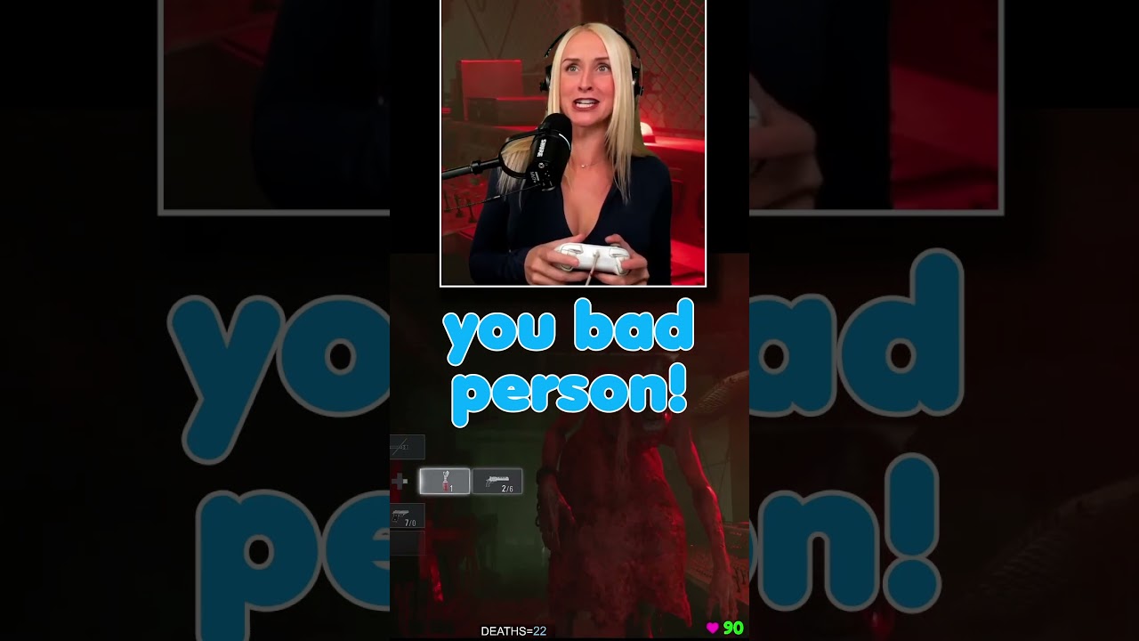 She's TOTALLY Not Scared  #gaming #funny