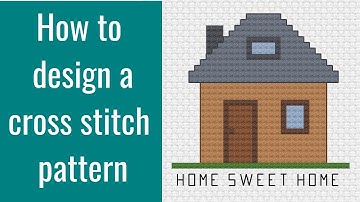 How to design a cross stitch pattern using winstitch/macstitch