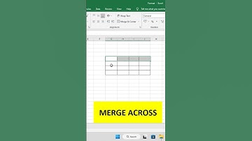 Merge Cells #shorts #excel #exceltutorial #exceltips #exceltricks #excelshortsvideo #deepaccounting