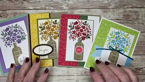 Bottled Happiness & Vintage Christmas Cards
