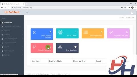 Online License Management System Source Code in PHP Ver.5.6 with Sample VB.NET Project
