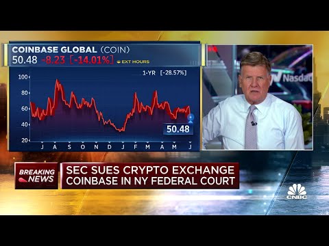 SEC sues crypto exchange Coinbase in New York federal court