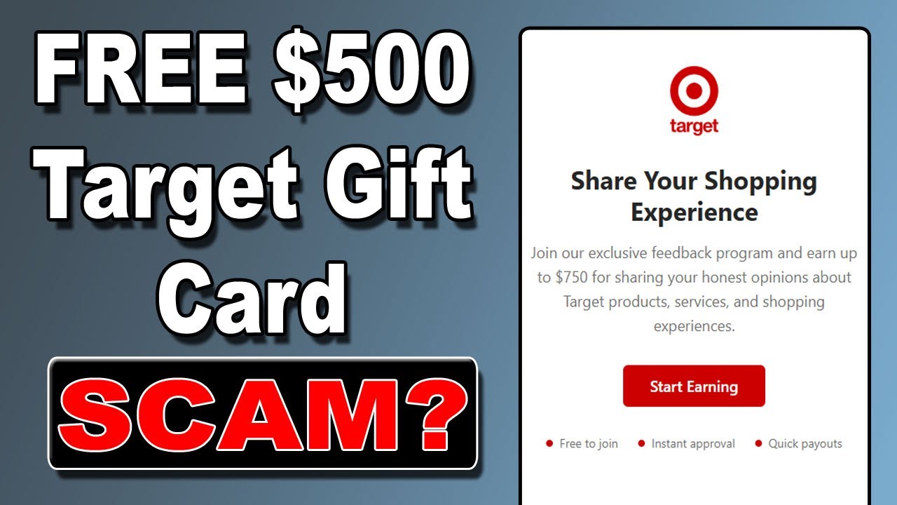 Обзор Reviewstarg.com — МОШЕННИЧЕСТВО с бесплатной подарочной картой Target на 750 долларов?