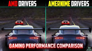 AMD vs Amernime Modded Drivers: RX 580 Performance Comparison