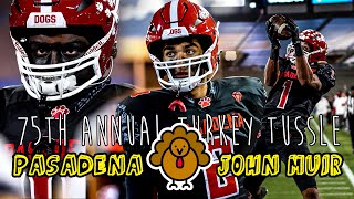 TURKEY TUSSLE BLOWOUT! | Pasadena vs John Muir | Rose Bowl Rivalry Game Highlights