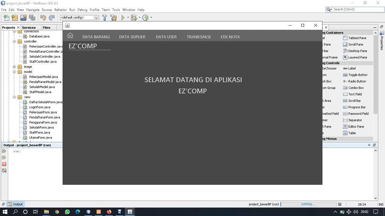 Aplikasi penjualan komputer - YouTube