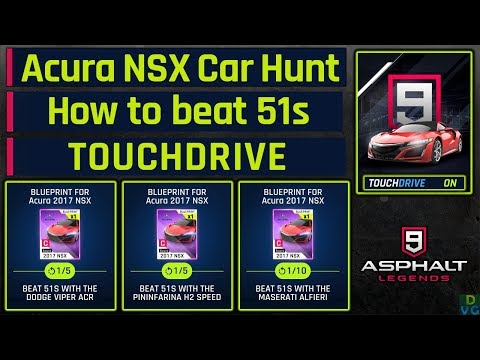 asphalt-9---acura-nsx-car-hunt-|-touchdrive-guide---how-to-beat-51s